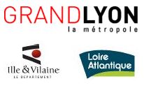 DEPARTEMENT DE LOIRE ATLANTIQUE, ILLE ET VILAINE ET METROPOLE DU GRAND LYON
